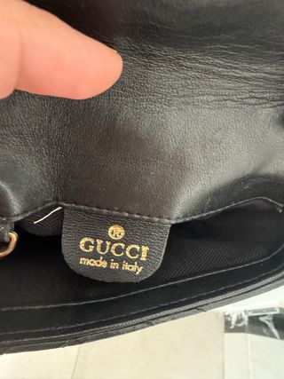 Borsa Gucci nera a tracolla