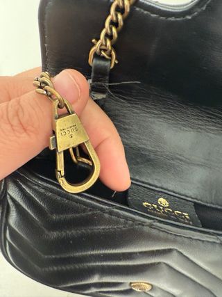 Borsa Gucci nera a tracolla