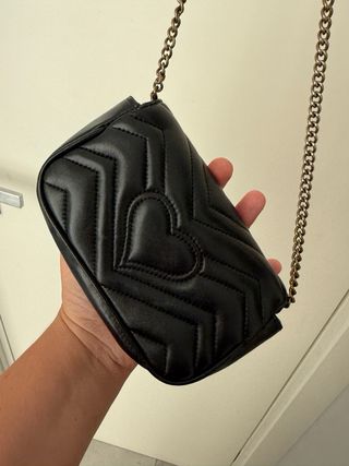 Borsa Gucci nera a tracolla