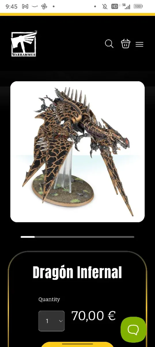 Dragón Infernal Warhammer