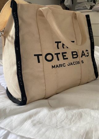 Bolso Tote Beige Negro