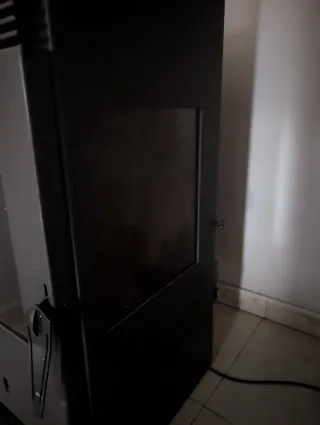 Estufa de leña moderna