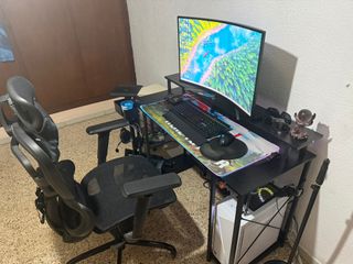 Torre PC Gamer Nfortec Blanca y Morada