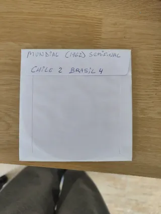 DVD Partido Mundial 1962 Chile vs Brasil