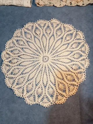 Centrino uncinetto artigianale vintage anni 50