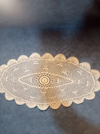 Centrino uncinetto artigianale vintage anni 50