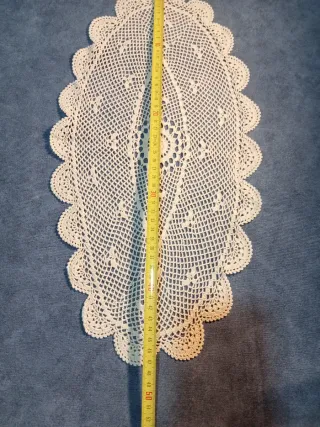 Centrino uncinetto artigianale vintage anni 50