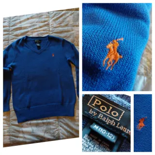 Maglione Ralph Lauren V-neck 10/12 anni