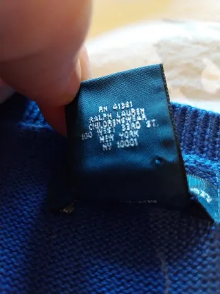 Maglione Ralph Lauren V-neck 10/12 anni