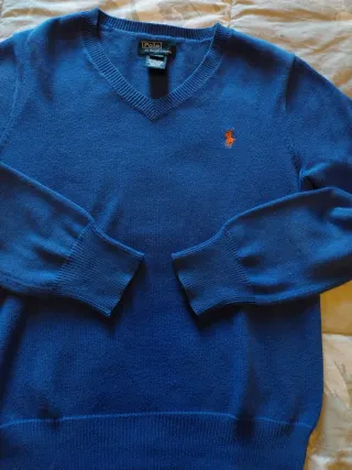 Maglione Ralph Lauren V-neck 10/12 anni