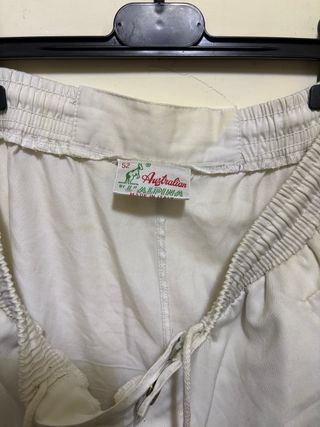 Gonna bianca con logo canguro