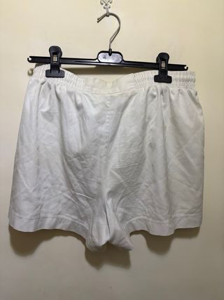 Gonna bianca con logo canguro