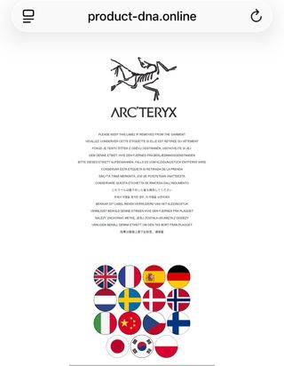 Chaqueta ARC’TERYX Alpha SV talla XL/Alpi Goretex