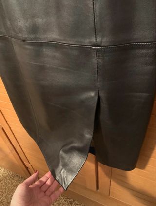 Vestido Monreal y Mercader Piel Negro Talla M