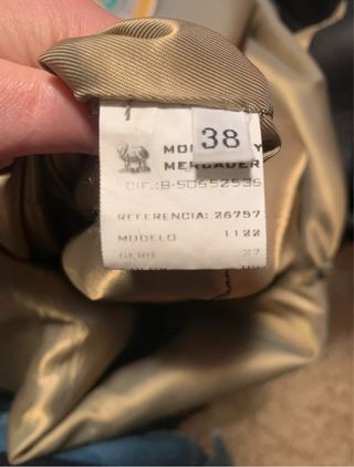 Vestido Monreal y Mercader Piel Negro Talla M