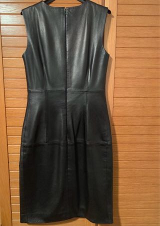 Vestido Monreal y Mercader Piel Negro Talla M