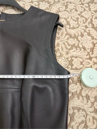 Vestido Monreal y Mercader Piel Negro Talla M