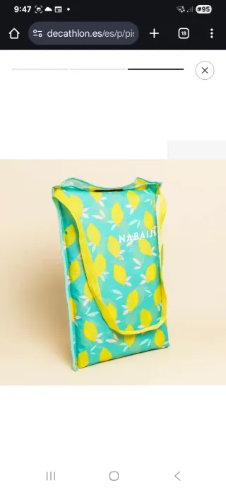 Piscina infantil Nabaiji con estampado de limones