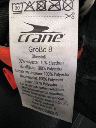 Guanti da vela Crane Gel. Mai usati.