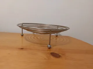 Frutero vintage de diseño acero espiral