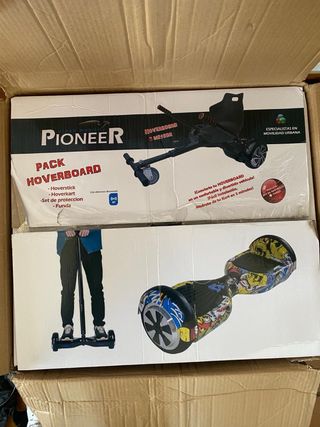 Pack Hoverboard Pioneer con Silla Kart multiusos