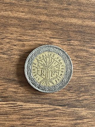 Monedas 2 Euros Francia y Moneda 2 Euros Portugal