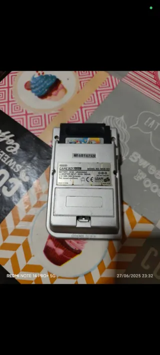 Nintendo Game Boy Pocket Plata