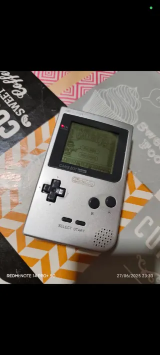 Nintendo Game Boy Pocket Plata