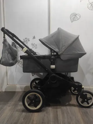 Bugaboo Buffalo gris melange + complementos