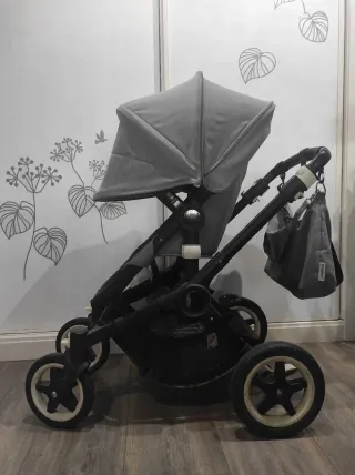 Bugaboo Buffalo gris melange + complementos