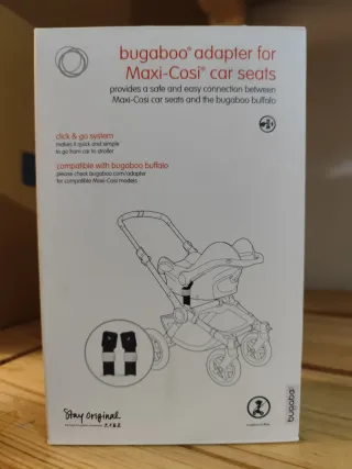 Bugaboo Buffalo gris melange + complementos