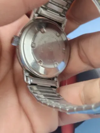 Reloj Sandoz Automático Azul y Plateado