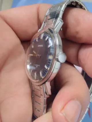 Reloj Sandoz Automático Azul y Plateado