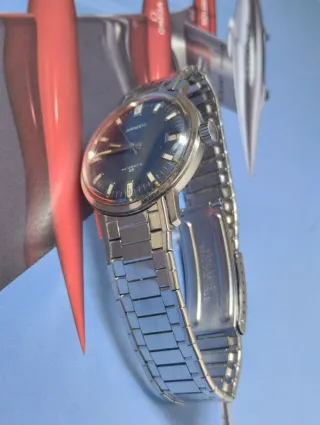 Reloj Sandoz Automático Azul y Plateado