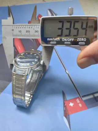 Reloj Sandoz Automático Azul y Plateado