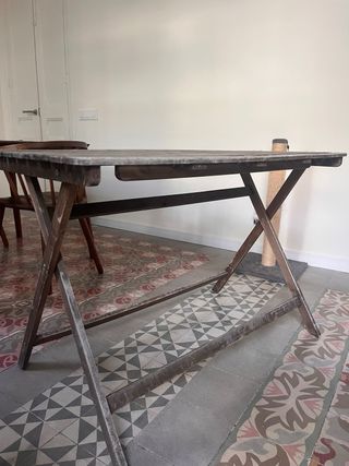 Mesa exterior IKEA madera plegable