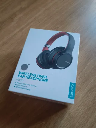 Auriculares Bluetooth Lenovo HD200 Negro/Rojo