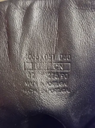 Botines Uterqüe Piel Negro Talla 42