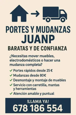 Portes y mudanzas juanp