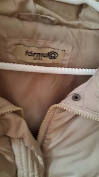 Chaqueta Fórmula Joven Beige Talla S
