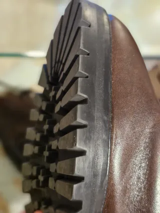 Botines Uterqüe Piel Marrón Talla 42