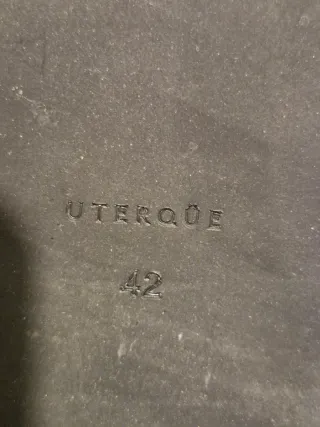 Botines Uterqüe Piel Marrón Talla 42