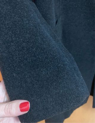 Abrigo Zara Gris Talla 40