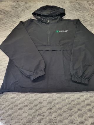 Cortavientos Champion Anorak Capucha Negro Talla S