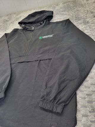 Cortavientos Champion Anorak Capucha Negro Talla S