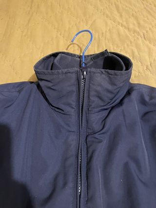 Piumino d'oca blu invernale