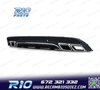 DIFUSOR MERCEDES CLASE C W205 AMG LOOK C63 SEDAN 14-17 + COL