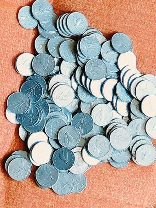 200 Lire 2 Ape/Olivo Monete Miste