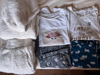 Lote 3 pijamas invierno Etam
