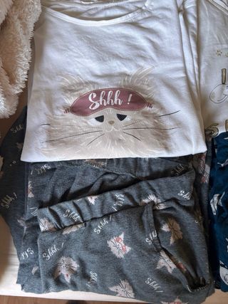 Lote 3 pijamas invierno Etam